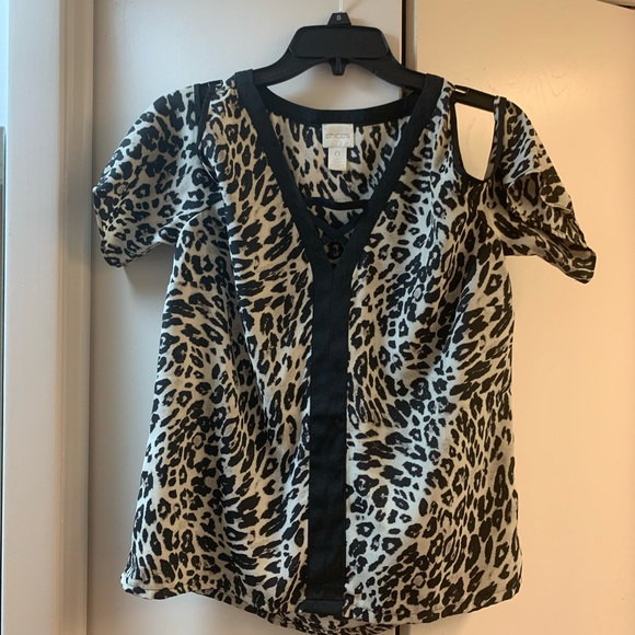 Chico's Tops - Chico’s cold shoulder top